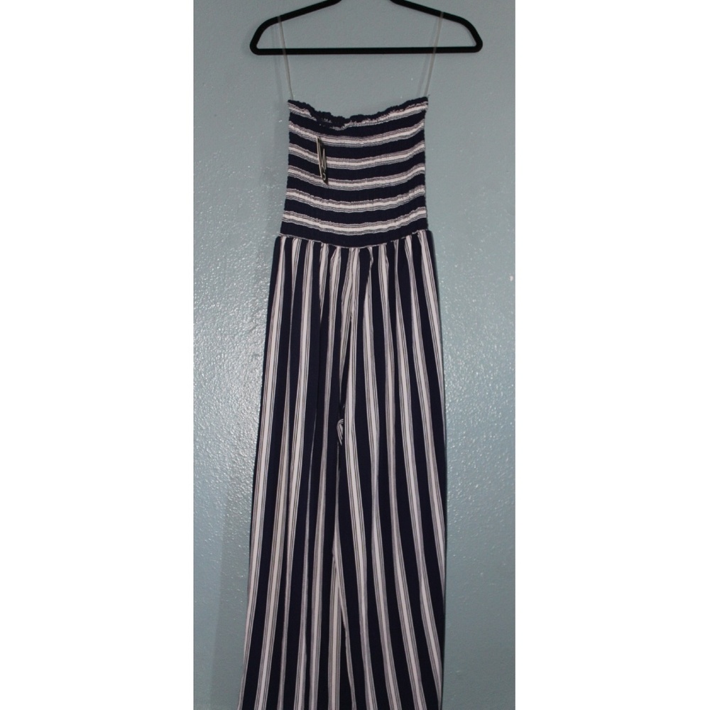 Strapless Loose-Fitting Jumpsuit